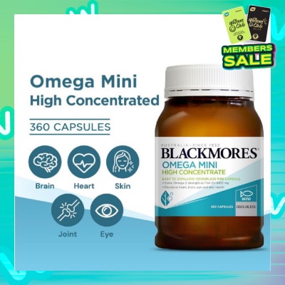 BLACKMORES Omega Mini High Concentrate Capsules 360s