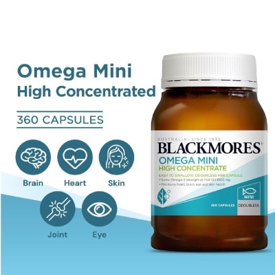 BLACKMORES Blackmores Omega Mini High Concentrate Capsules 360s