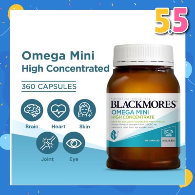 BLACKMORES Blackmores Omega Mini High Concentrate Capsules 360s