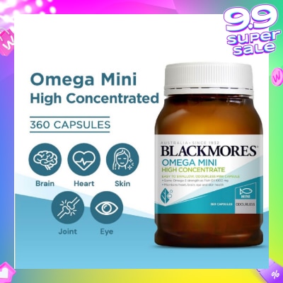 BLACKMORES Omega Mini High Concentrate Capsules 360s