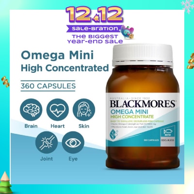 BLACKMORES Omega Mini High Concentrate Capsules 360s