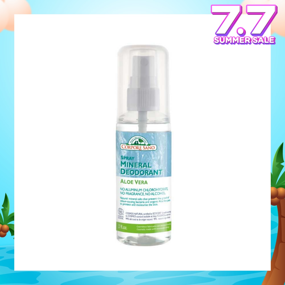 Aloe Vera Deodorant Mineral Spray 80ml