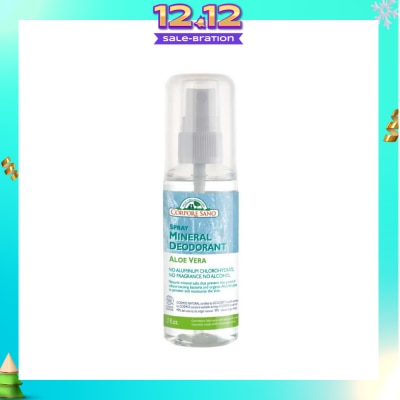 CORPORE SANO Aloe Vera Deodorant Mineral Spray 80ml