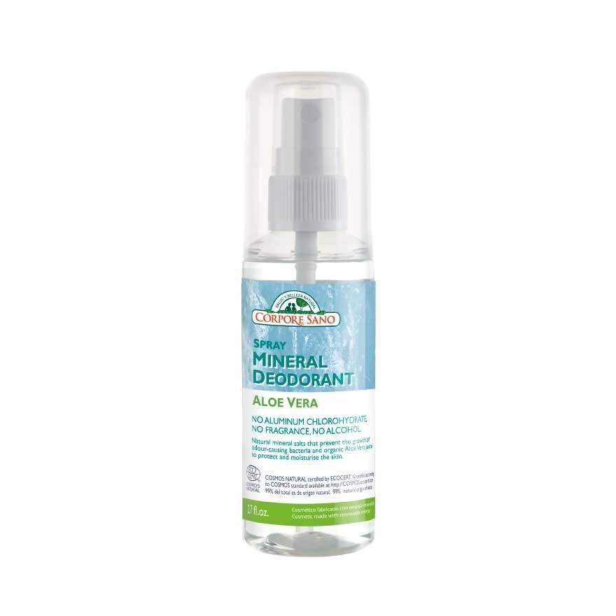 Aloe Vera Deodorant Mineral Spray 80ml