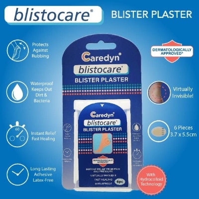 CAREDYN Blistocare Hydrocolloid Blister Plaster 6s