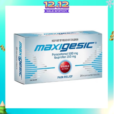 MAXIGESIC Double Action Pain & Fever Relief Film Coat Tablets 20s