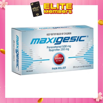 MAXIGESIC Double Action Pain & Fever Relief Film Coat Tablets 20s