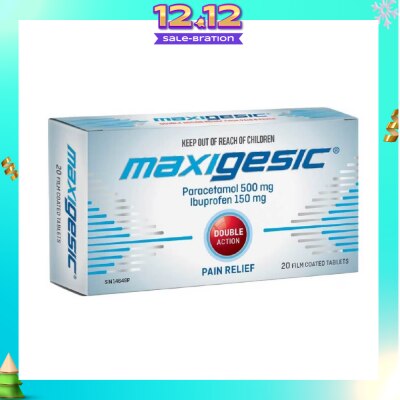 MAXIGESIC Double Action Pain & Fever Relief Film Coat Tablets 20s