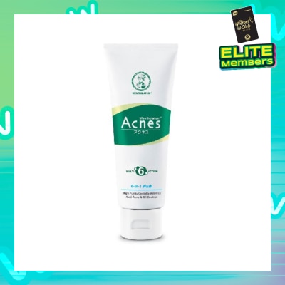 ACNES Anti-bacterial & Oil Control 6 In 1 Multi Action Wash (For Clear & Healthy Skin) 100g