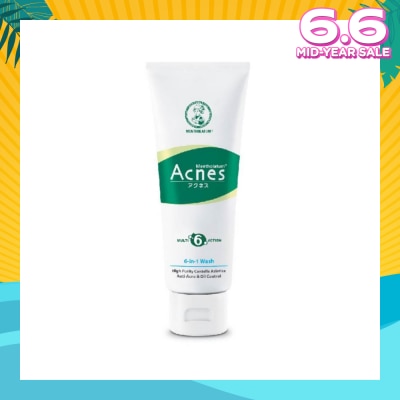 ACNES Anti-bacterial & Oil Control 6 In 1 Multi Action Wash (For Clear & Healthy Skin) 100g