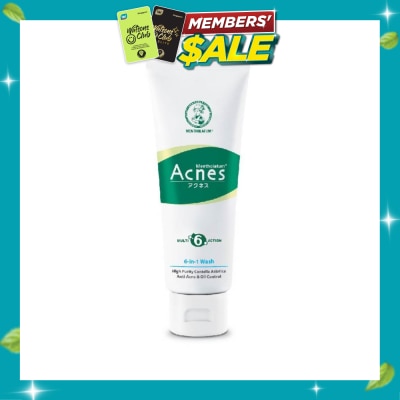 ACNES Anti bacterial & Oil Control 6 In 1 Multi Action Wash (For Clear & Healthy Skin) 100g image
