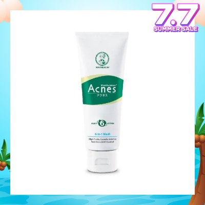 ACNES Anti-bacterial & Oil Control 6 In 1 Multi Action Wash (For Clear & Healthy Skin) 100g