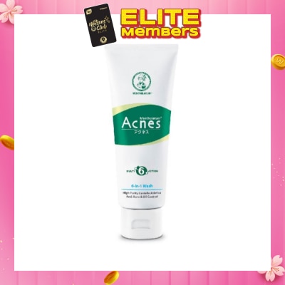 ACNES Anti-bacterial & Oil Control 6 In 1 Multi Action Wash (For Clear & Healthy Skin) 100g
