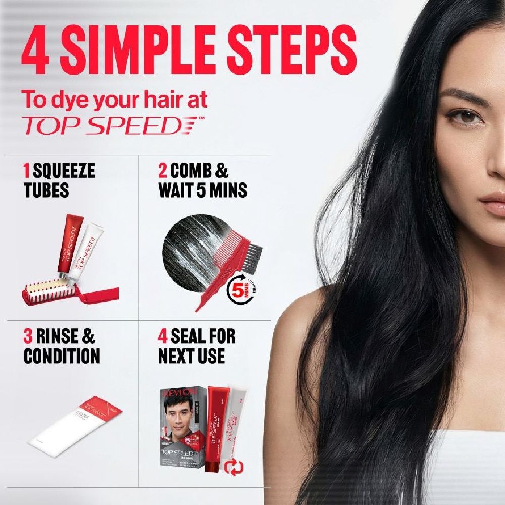 Top Speed Haircolor #60 Natural Brown 140ml