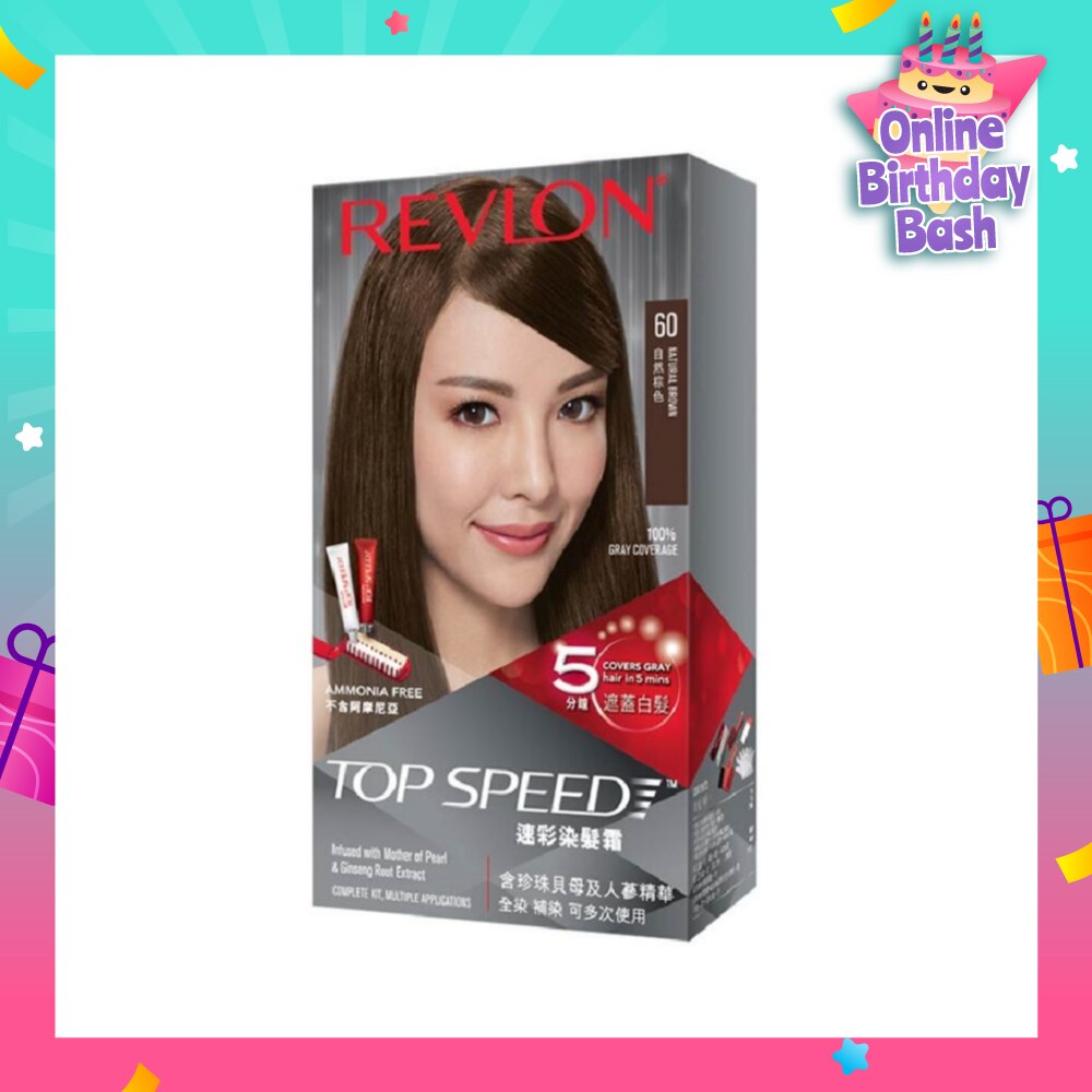 REVLON Top Speed Haircolor 60 Natural Brown