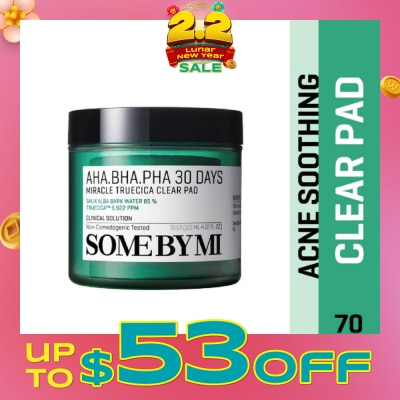 SOME BY MI 30 DAYS Miracle Truecica Anti-Acne Clear Pad 70s