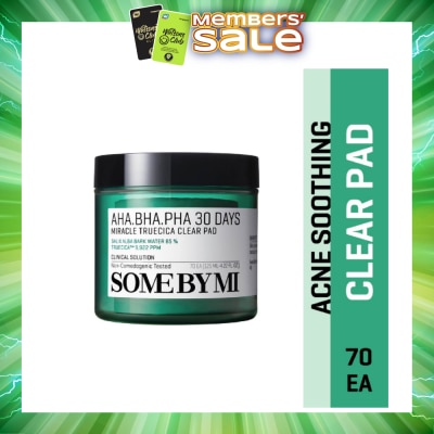 SOME BY MI - 30 DAYS Miracle Truecica Anti-Acne Clear Pad 70s