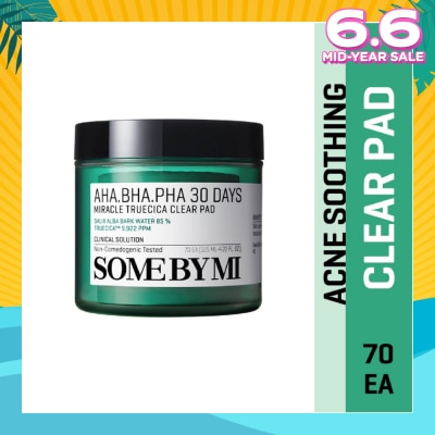 SOME BY MI 30 DAYS Miracle Truecica Anti-Acne Clear Pad 70s