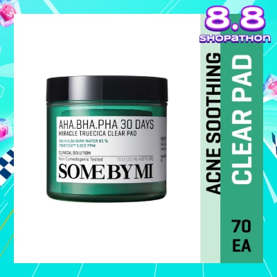 SOME BY MI 30 DAYS Miracle Truecica Anti-Acne Clear Pad 70s