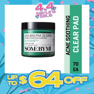 SOME BY MI - 30 DAYS Miracle Truecica Anti-Acne Clear Pad 70s