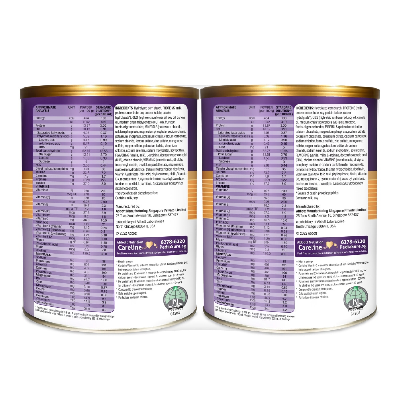Peptigro Sucrose Free Original Milk Powder Formula Twin Pack (For Children 1-10 Years) 800g x 2s