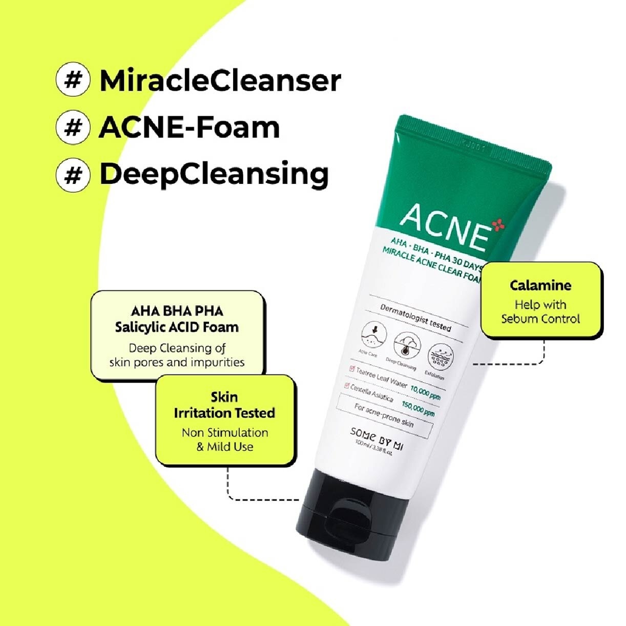 30 Days Miracle Anti-Acne Clear Foam 100ml