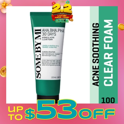 SOME BY MI 30 Days Miracle Anti-Acne Clear Foam 100ml