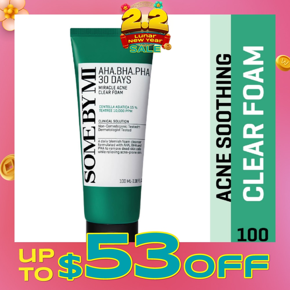 30 Days Miracle Anti-Acne Clear Foam 100ml