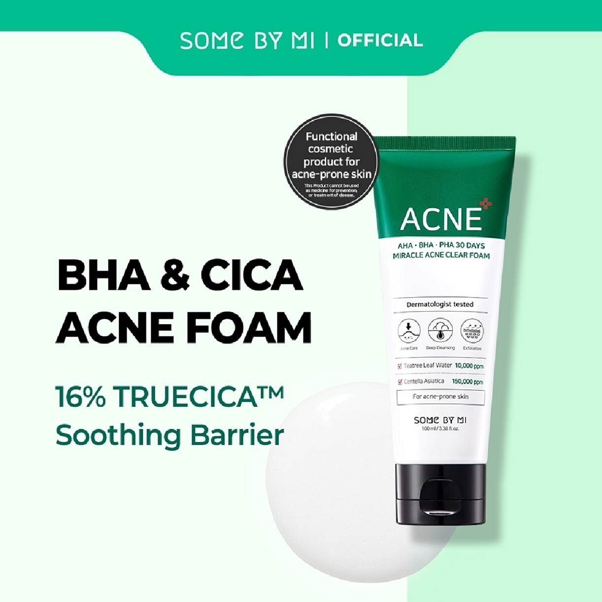 30 Days Miracle Anti-Acne Clear Foam 100ml