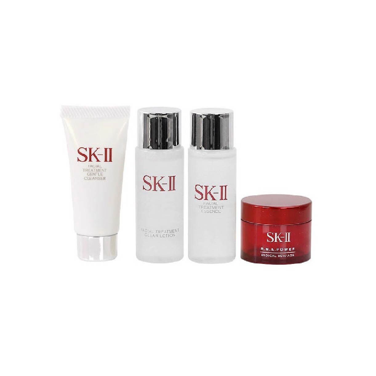 SK-II Essential Travel Kit Facial Treatment Essence Lotion Cleanser on sale Power Cream