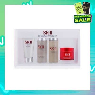SK II Essential Travel Packet consists Facial Treatment Essence 30ml + Clear Lotion 30ml + R.N.A Skin Power Cream 15g (Expiry: Apr`2026)