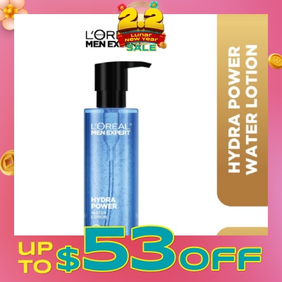 L'OREAL PARIS MEN EXPERT Hydra Power Water Lotion (For Refreshed + Revitalized + Visibly Plumper & Supple Skin) 120ml