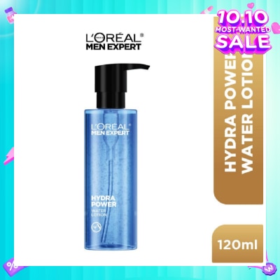 L'OREAL PARIS MEN EXPERT Hydra Power Water Lotion (For Refreshed + Revitalized + Visibly Plumper & Supple Skin) 120ml