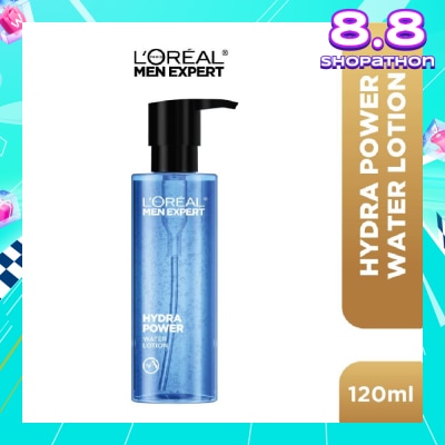 L'OREAL PARIS MEN EXPERT Hydra Power Water Lotion (For Refreshed + Revitalized + Visibly Plumper & Supple Skin) 120ml