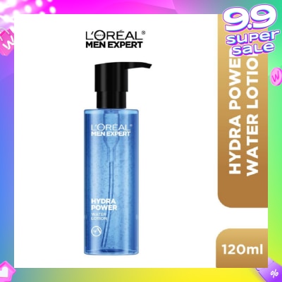 L'OREAL PARIS MEN EXPERT Hydra Power Water Lotion (For Refreshed + Revitalized + Visibly Plumper & Supple Skin) 120ml