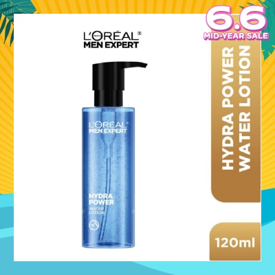 L'OREAL PARIS MEN EXPERT Hydra Power Water Lotion (For Refreshed + Revitalized + Visibly Plumper & Supple Skin) 120ml