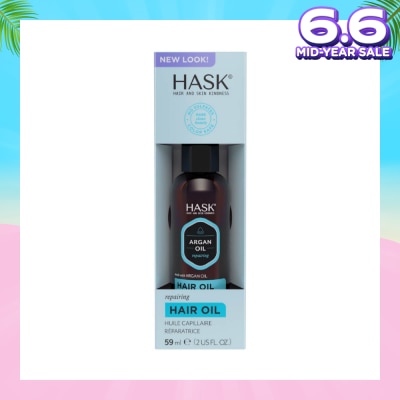 HASK Argan Oil Repairing Hair Oil (To Strengthens + Restores) 59ml