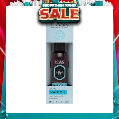 HASK - Argan Oil Repairing Hair Oil (To Strengthens + Restores) 59ml