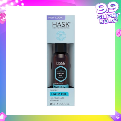 HASK Argan Oil Repairing Hair Oil (To Strengthens + Restores) 59ml