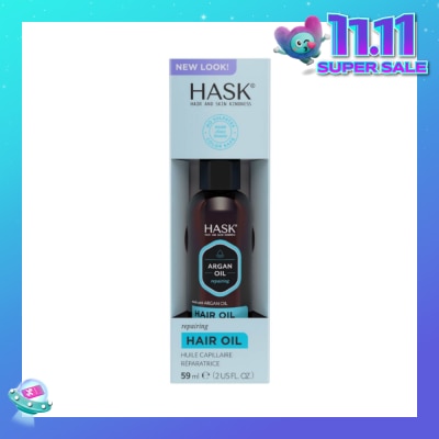 HASK Argan Oil Repairing Hair Oil (To Strengthens + Restores) 59ml