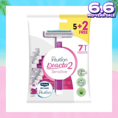 SCHICK EXACTA2 WOMEN DISPOSABLE 5+2S