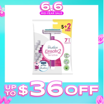 SCHICK - EXACTA2 WOMEN DISPOSABLE 5+2S