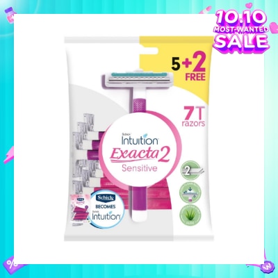SCHICK EXACTA2 WOMEN DISPOSABLE 5+2S
