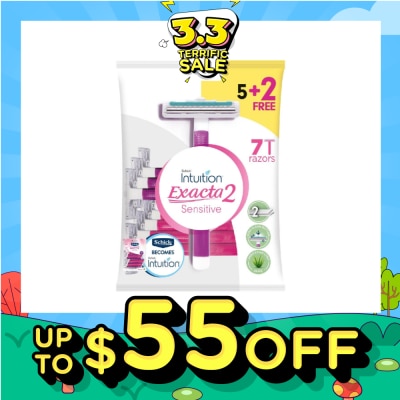 SCHICK EXACTA2 WOMEN DISPOSABLE 5+2S