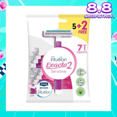 SCHICK EXACTA2 WOMEN DISPOSABLE 5+2S