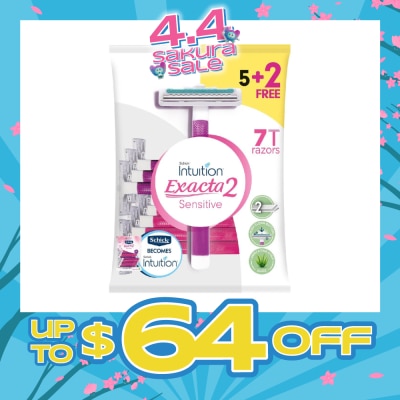 SCHICK - EXACTA2 WOMEN DISPOSABLE 5+2S