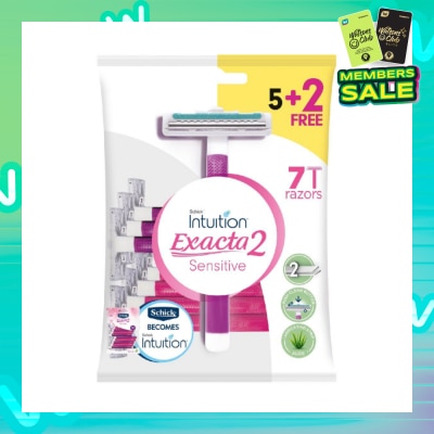 SCHICK EXACTA2 WOMEN DISPOSABLE 5+2S