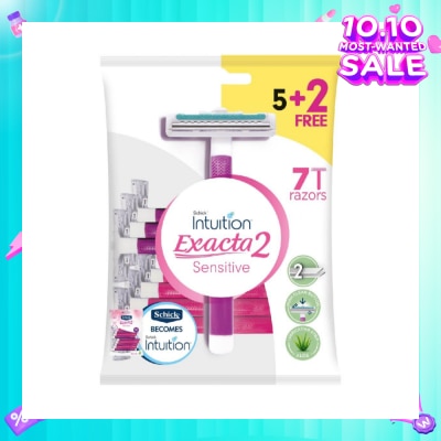 SCHICK EXACTA2 WOMEN DISPOSABLE 5+2S