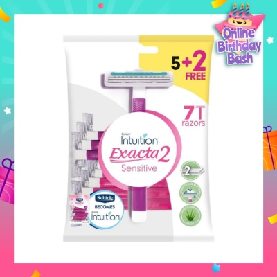 SCHICK EXACTA2 WOMEN DISPOSABLE 5+2S