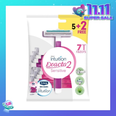 SCHICK EXACTA2 WOMEN DISPOSABLE 5+2S